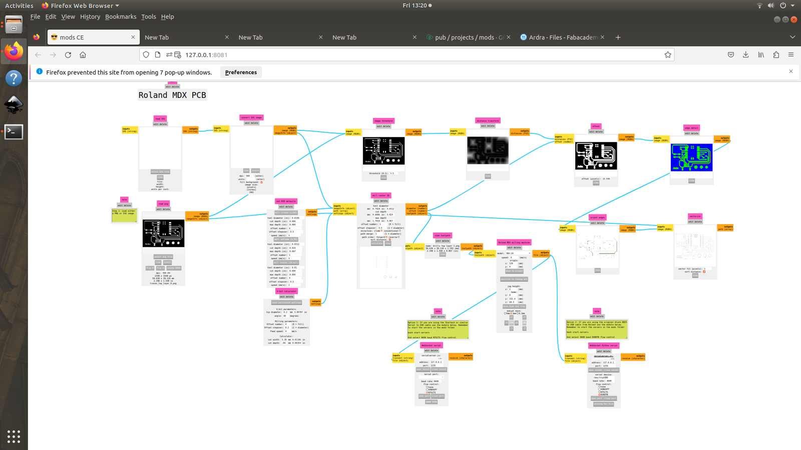 Upload the trace file in Mods